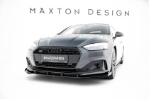 Audi A5 F5 Facelift 2019-2024 Street Pro Frontsplitter / Frontläpp + Splitters Maxton Design